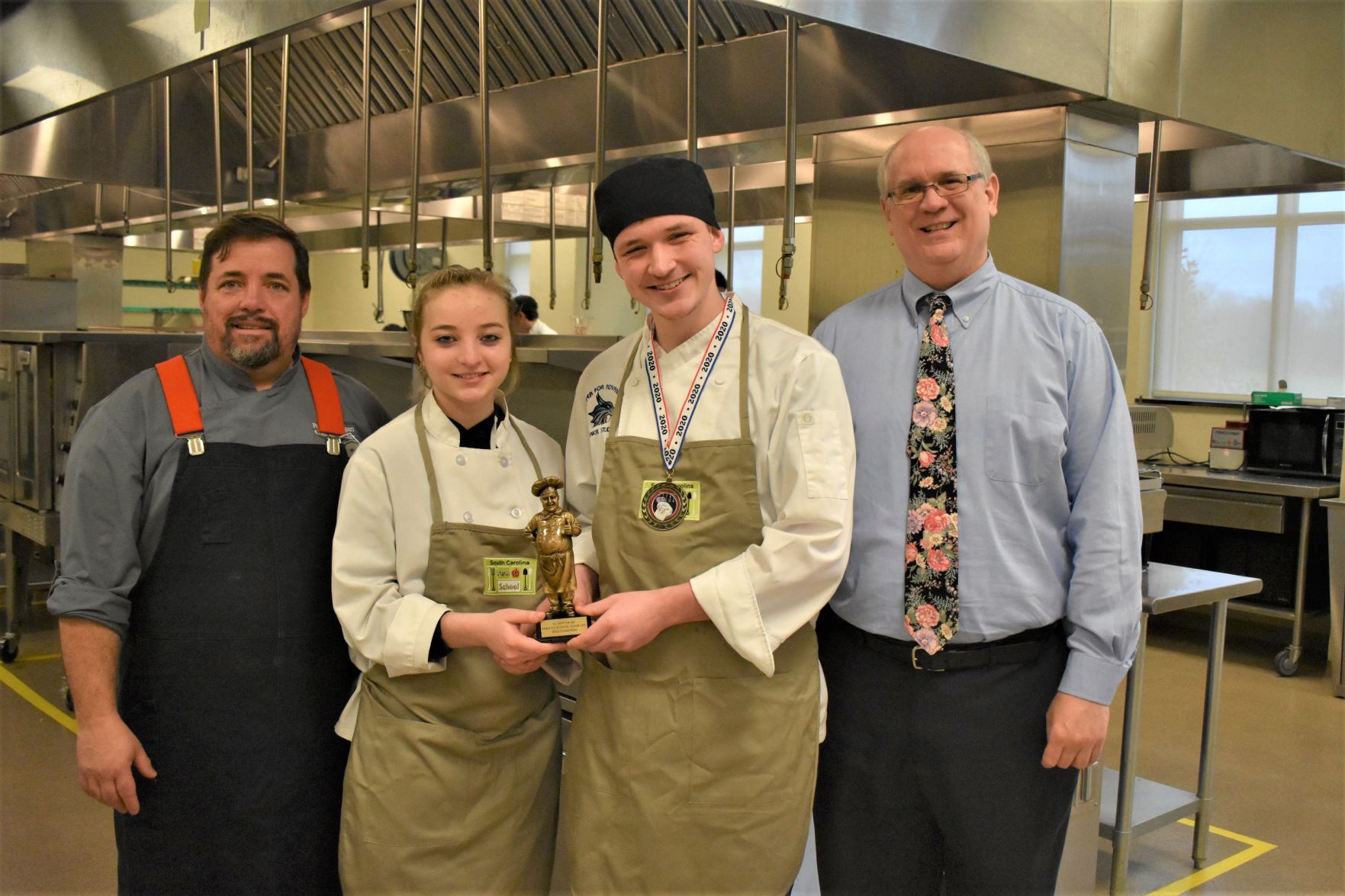 Junior chef competition champions